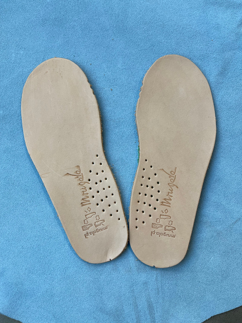 Leather insole