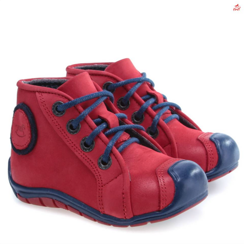 Waterproof Red Lace Up Shoes
