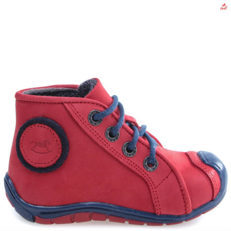 Waterproof Red Lace Up Shoes
