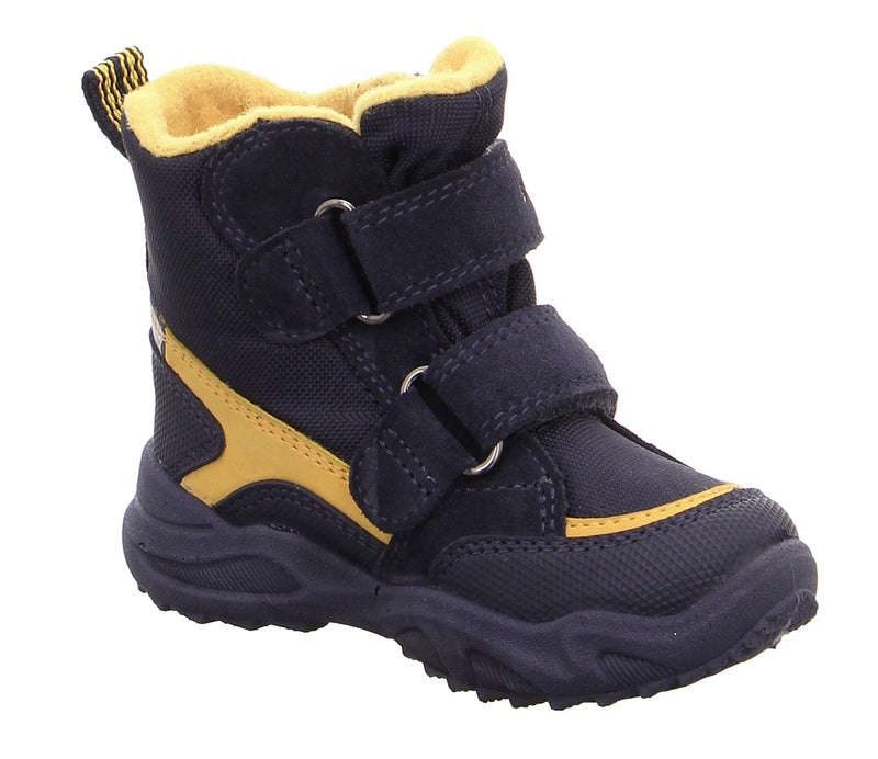 GLACIER Blue/Yellow Snow Boots