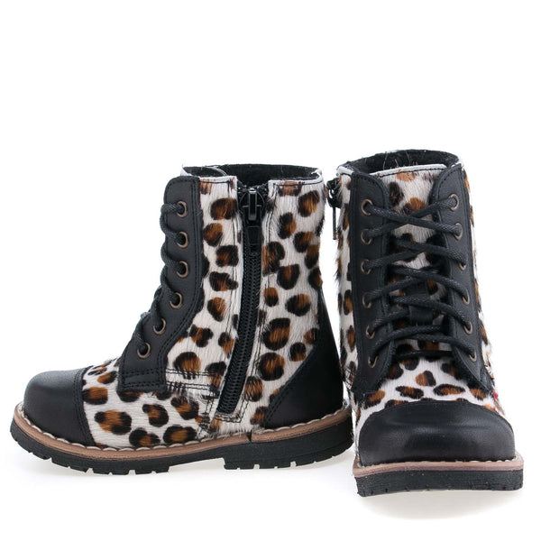 Fleece Lined Lace Up Boots (E2537-9)
