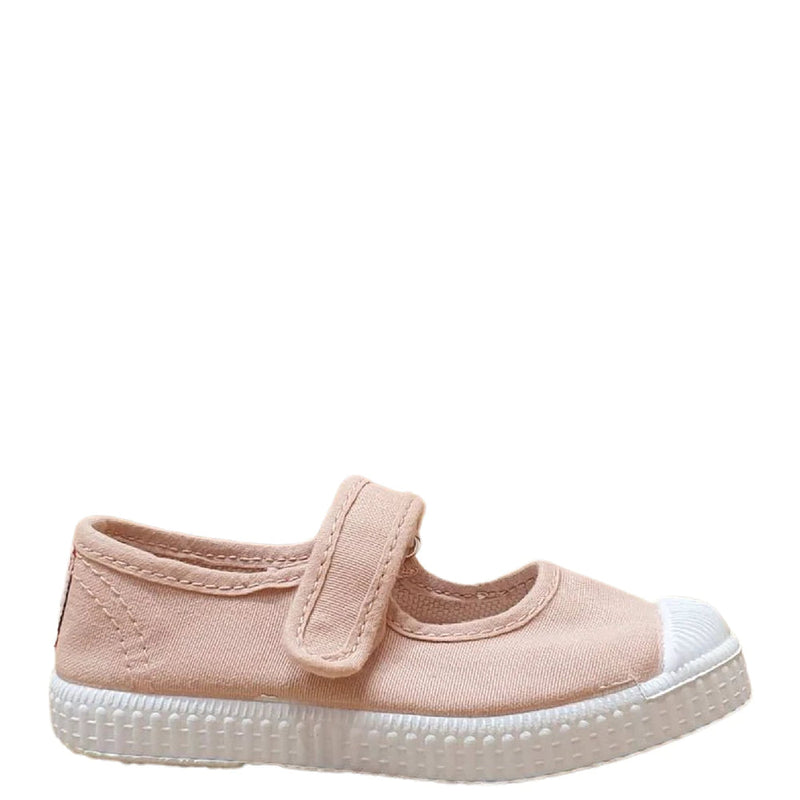 Peach Pink Mary Janes