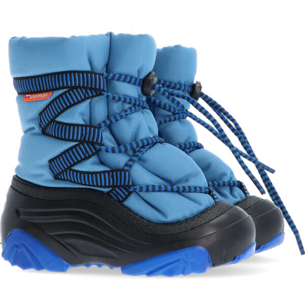 ZIG-ZAG Blue Snow Boots